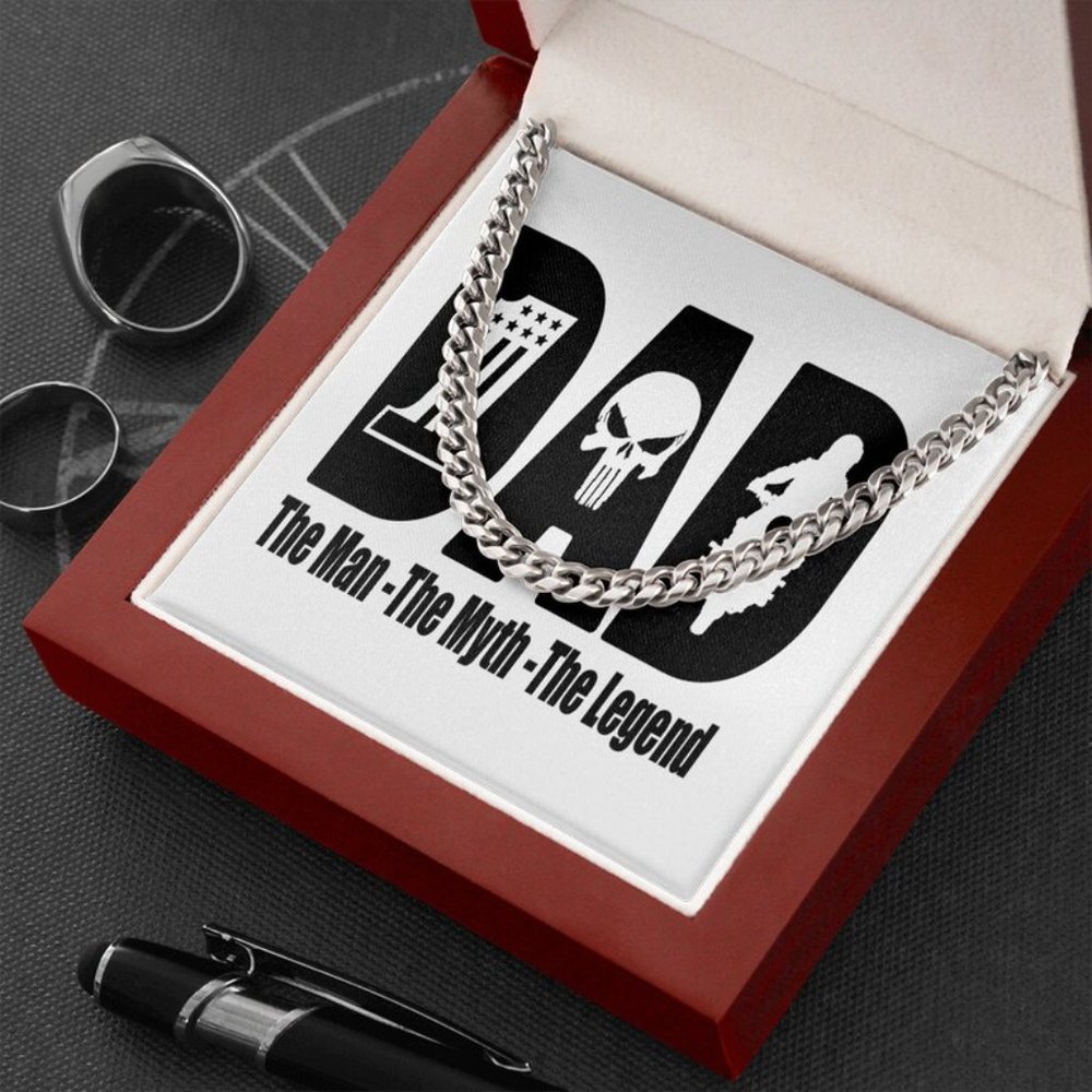 - FATHER'S DAY Necklace, DAD Gift - Picture 4 of 4